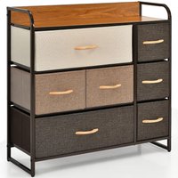 COSTWAY Schubladenschrank Kommode mit Stoffschubladen COSTWAY Schubladenschrank Kommode mit Stoffschubladen von COSTWAY
