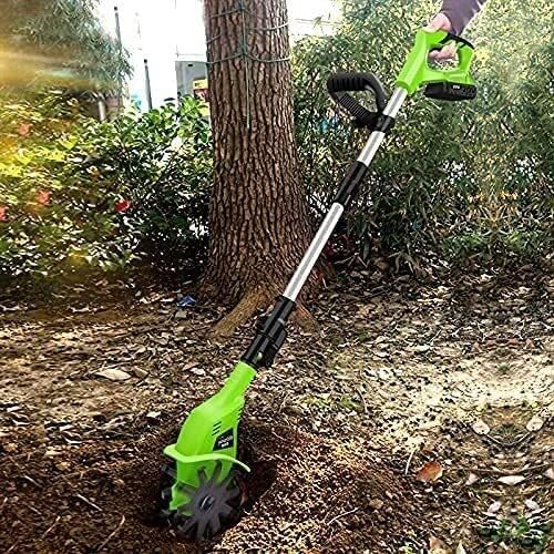 COYEUX Elektrischer Hand-Akku-Rotavator, Gartenfräsen-Rotavatoren, mit 4000-mAh-Akku und Ladegerät, für den Garten, Gemüsebeete von COYEUX