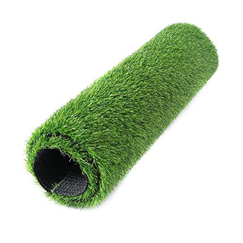 Tapis d'herbe imperméable chiffré de gazon artificiel vert de 15 mm, anti-ultraviolet et ne se décolore pas von CQQRCULW