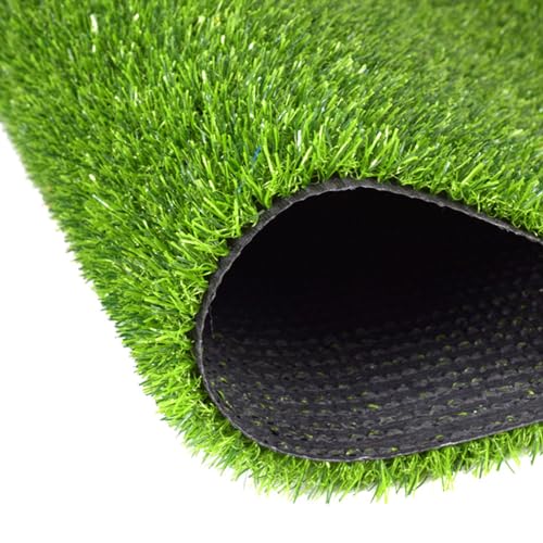 Tapis de gazon artificiel, 0,8" d'épaisseur, faux tapis d'extérieur, tapis de pelouse pour chiens, jardin, pelouse, paysage, balcon von CQQRCULW