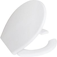 Duroplast wc Sitz Toilettensitz Edelstahl Scharniere Absenkautomatik Softclose - Weiß von CREAVIT