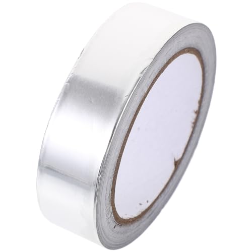 CRILSTYLEO Hochtemperatur Aluminiumfolienband Selbstklebendes Isolierband für Hvac Wasser und Dampfdichtungen Aluminium Tape für Abdichtung und Isolation Breit für Verschiedene Anwendungen CRILSTYLEO Hochtemperatur Aluminiumfolienband Selbstklebendes Isolierband für Hvac Wasser und Dampfdichtungen Aluminium Tape für Abdichtung und Isolation Breit für Verschiedene Anwendungen von CRILSTYLEO
