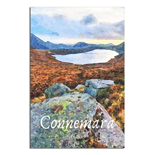 CRONDUS Vintage Irland Reiseposter Leinwand Wandkunst Poster Dekor Malerei Poster von CRONDUS