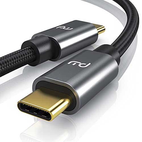 CSL - USB C Kabel, 100W 2m PD 5A Schnellladekabel Ladekabel USB C auf USB C Kabel, Nylon Geflochten QC 4.0 Typ C Datenkabel Handy Ladegerät kompatibel mit Samsung Galaxy S23, S22, MacBook Pro etc. von CSL-Computer