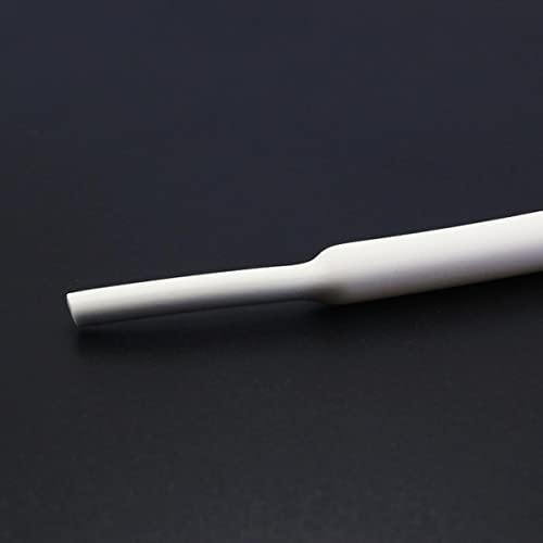 Schrumpfschlauch 4:1 mit Kleber Schrumpfschlauch Schrumpfschlauch-Verpackungssatz Elektronischer Verbindungsdraht und Kabel-Isolierhülse-Weiß, 8 mm, 1 m von CTLH20