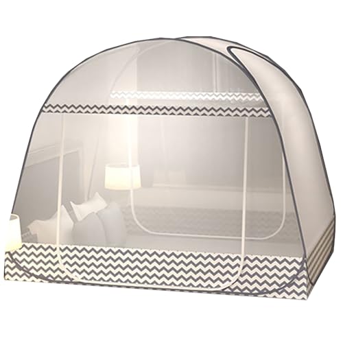 CUTTE Faltbares Moskitonetz-Betthimmel-Popup-Zelt Atmungsaktives Lichtdichtes Kinderbett-Zelt Traumzelte für Mädchen Moskitonetz,G,150x200cm CUTTE Faltbares Moskitonetz-Betthimmel-Popup-Zelt Atmungsaktives Lichtdichtes Kinderbett-Zelt Traumzelte für Mädchen Moskitonetz,G,150x200cm von CUTTE