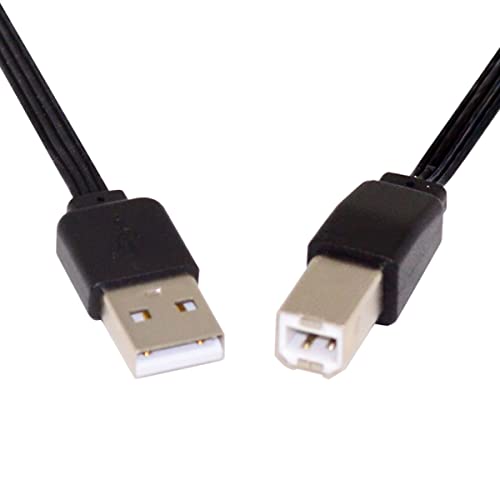 CY 13 cm USB 2.0 Typ-A Stecker auf Typ-B Stecker, flaches schlankes FPC-Kabel für Scanner-Drucker von CY