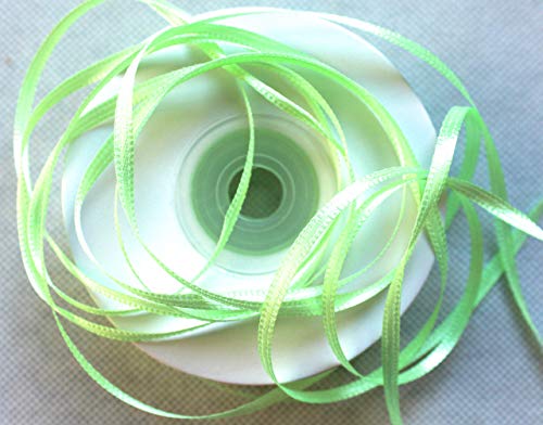 CaPiSo 100m Satinband 3mm Schleifenband Geschenkband Dekoband Satin Hochzeit Weihnachten Weihnachtsband (Mint) von CaPiSo