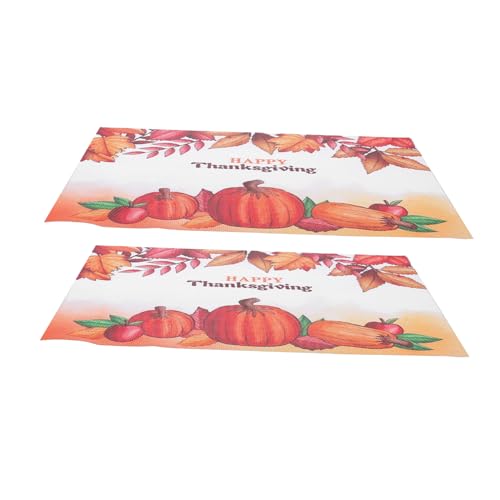 Cabilock 2 Stück Thanksgiving Tischsets Herbstdekorationen Blaues Geschirr Esszimmer Goldthema Schillernd Serviertisch Babypapier Party Kürbis Esssets Ornament Cabilock 2 Stück Thanksgiving Tischsets Herbstdekorationen Blaues Geschirr Esszimmer Goldthema Schillernd Serviertisch Babypapier Party Kürbis Esssets Ornament von Cabilock