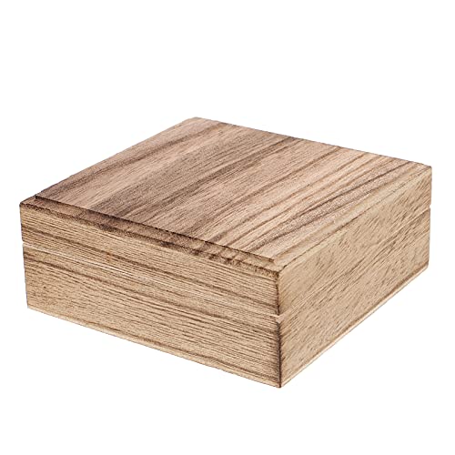 Cabilock Holzkiste mit Deckel Schmuck Kiste Vintage Dekorative Holzbox Hölzerne Aufbewahrungsbox Bastelbox Schmuck Holz Schatulle Kleine Dinge Storge Container Schmuckhalter Hochzeit Geschenk von Cabilock