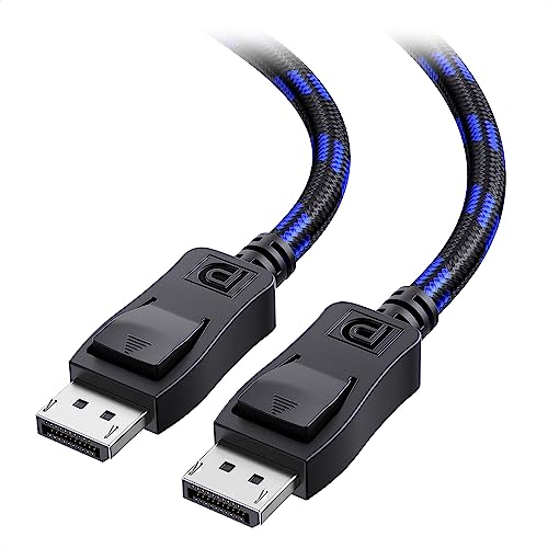 [VESA-zertifizierte] Cable Matters geflochtene 8K DisplayPort 1.4 Kabel 3m (DisplayPort Kabel 1.4, DP Kabel) mit 8K 60Hz, 4K 144Hz, HDR und DSC - 3 Meter von Cable Matters