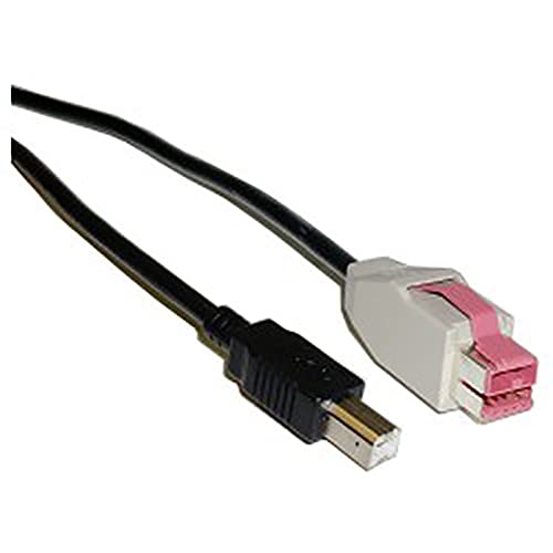 Cablematic - 24V PoweredUSB Kabel 2m (USB-BM/PUSB-24V) von CABLEMATIC
