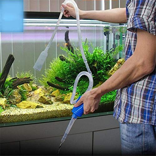 Cachpib Aquarium Aquarium Siphon und Kies Reiniger Aquarium Manueller Reiniger Werkzeug Siphon Kies Saugrohr Aquarium Vakuum Wasserwechsel Pumpe Werkzeuge von Cachpib