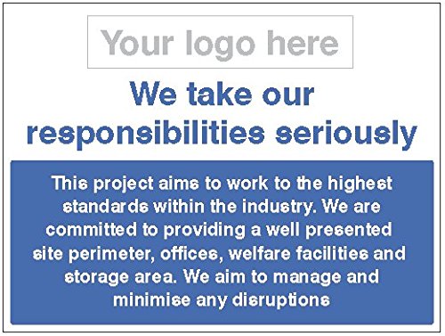 Caledonia Schilder 16684q Schild, gut Pflege site-responsibility von Caledonia Signs