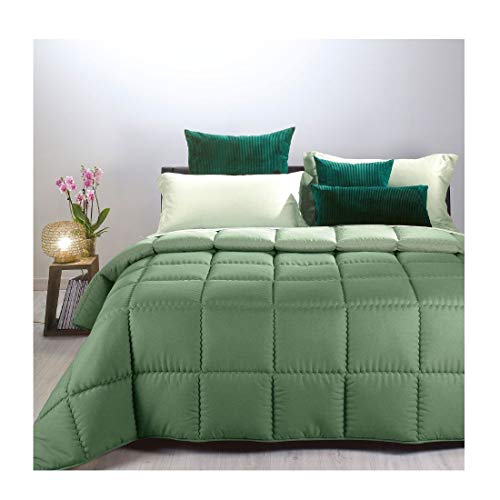 Caleffi - Moderne Steppdecke, einfarbig, für Doppelbett, Koralle Caleffi - Moderne Steppdecke, einfarbig, für Doppelbett, Koralle von Caleffi