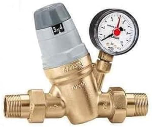 Wasserdruckregler 1" (DN 25) mit Manometer von Caleffi