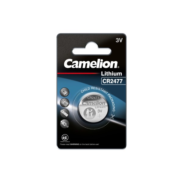 Batterie Knopfzelle CR2477 Lithium 3C von Camelion