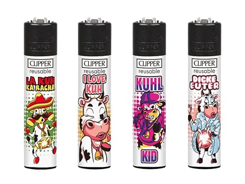 Clipper® - Kuh - 4er Set - inkl. exkl. CKS Filtertip von Can Kultur Shop