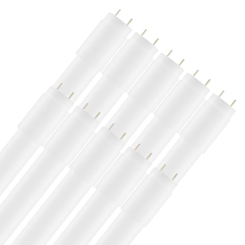 Candelastika 10 Stück LED Röhre T8 120 cm 18W/840 G13 neutralweiß 4000K – LED-Neonröhre inkl. LED Starter – 2160 Lumen – nicht dimmbar - 270° Ausstrahlungswinkel – Ersatz für 36 Watt Leuchtstoffröhre von Candelastika