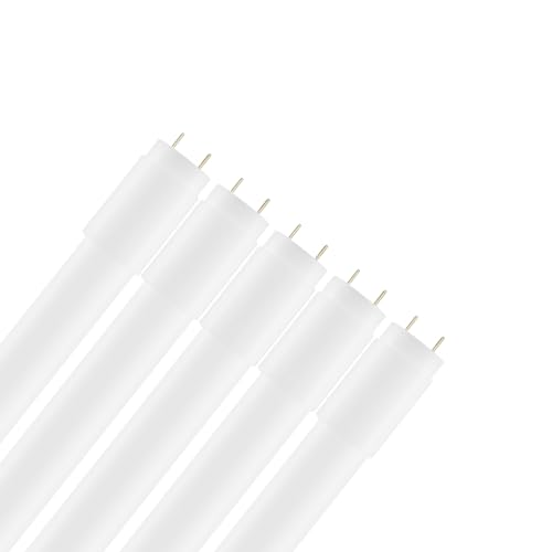 Candelastika 5 Stück LED Röhre T8 150 cm 24W/860 G13 tageslichtweiß 6000K – inkl. LED Starter – 2880 Lumen – nicht dimmbar - 270° Ausstrahlungswinkel – Ersatz für 58 Watt Leuchtstoffröhre – KVG von Candelastika