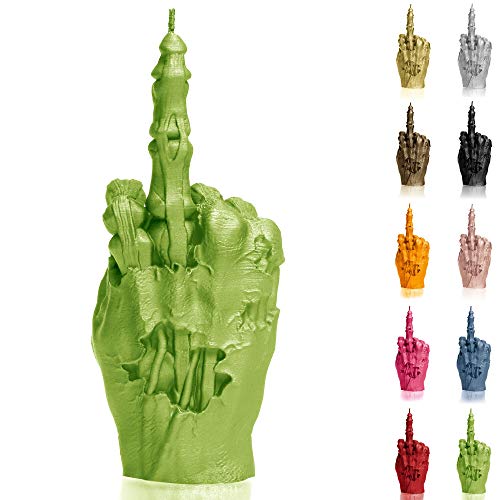 Candellana Zombie Deko Kerze - Zombie Hand Deko - Halloween Deko Hand - Gothic Deko - Grunge Deko Kerze - Heavy Metal Deko - Grunge Room Decor Zombie Hand FCK von Candellana