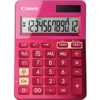 Canon LS-123K Basisrechner 12 Stellen Solarpanel & Batterie pink von Canon