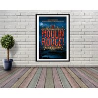 Moulin Rouge Musiktheater Kunst Poster Druck, Moulin Musical Theater Leinwand Wandkunst, Moulin Print Wanddekoration, Geschenk Für Sie von CanvaStationWallArts