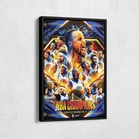 2021-2022 Nba Champions Golden State Warriors Team Squad Poster von CanvasMiracle