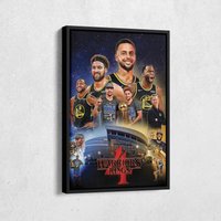 Golden State Warriors Poster 4 Ring Nba Champions von CanvasMiracle