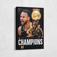 Golden State Warriors Team Poster 2021-2022 Nba Champions von CanvasMiracle