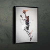 James Harden Poster Philadelphia 76Ers Nba Gerahmt Wand Kunst Home Decor Leinwand Druck Kunstwerk von CanvasMiracle