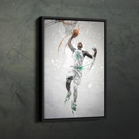 Kevin Garnett Poster Dunk Boston Celtics Nba Gerahmt Wand Kunst Home Decor Leinwand Druck Kunstwerk von CanvasMiracle