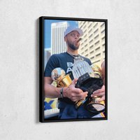 Stephen Curry Championship Parade Poster Golden State Warriors von CanvasMiracle