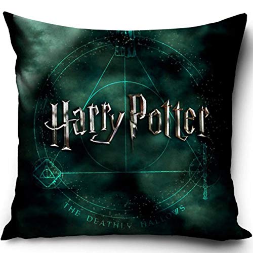 Harry Potter Kissenhülle Kissenbezug 40x40 cm (Grün) von Carbotex