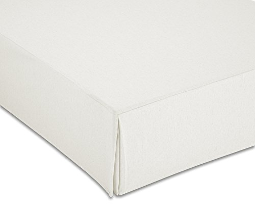 CARDENAL TEXTIL Glatt Canape Abdeckung, Polyester Baumwolle, weiß, Bett 105 cm von CARDENAL TEXTIL