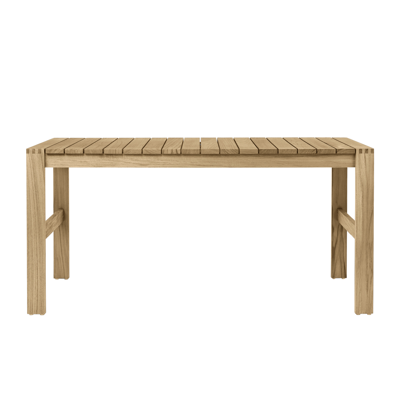 Carl Hansen - BK15 Garten Esstisch - Teak unbehandelt/FSC™ zertifiziert/LxBxH 152,5x76x74cm von Carl Hansen