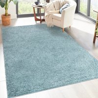 Carpet City Hochflor-Teppich "City Shaggy", rechteckig, Robuster Langflor Teppich uni, besonders flauschig weich von Carpet City