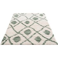 Carpet City Hochflor-Teppich "Pulpy 563", rechteckig, besonders weich, Ethno Look, ideal für Wohnzimmer & Schlafzimmer von Carpet City