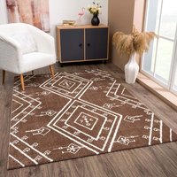 Carpet City Teppich "April 2291", rechteckig, Boho-Teppich, besonders weich, Hochflor von Carpet City