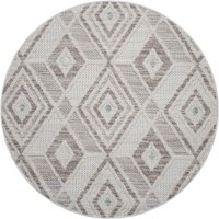 Carpet City Teppich "LINDO 8875", rund, Kurzflor, Hochtief-Muster/ 3D-Effekt, Boho-Stil, Wohnzimmer von Carpet City