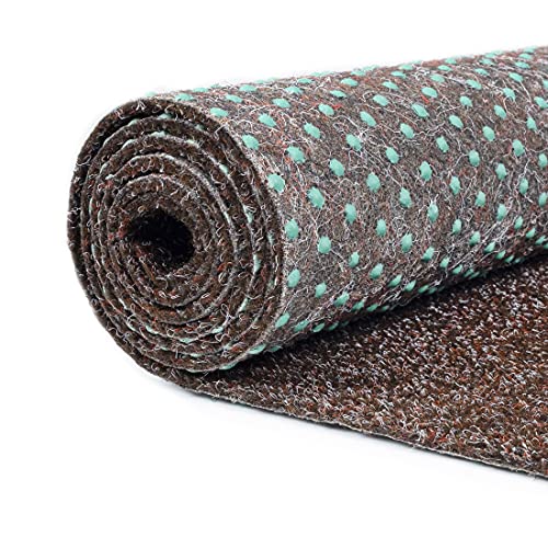 Carpeto Rugs Kunstrasen Balkon Teppich Wasserfest - Kunstrassenteppich Outdoor - Rasenteppich Balkon Meterware mit Noppen - Kunstgras Balkonteppich - Braun - 200 x 175 cm Carpeto Rugs Kunstrasen Balkon Teppich Wasserfest - Kunstrassenteppich Outdoor - Rasenteppich Balkon Meterware mit Noppen - Kunstgras Balkonteppich - Braun - 200 x 175 cm von Carpeto Rugs