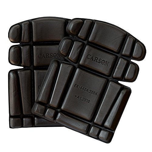 Carson Contrast Kniekissen für Arbeitshosen passend zur Collektion, 1 Paar, One-Size, schwarz, KSAB von Carson Contrast