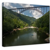 New River Gorge National Park Fotografie Druck, Wohndekoration, Wohnzimmer Einrichtung, Leinwand Wandkunst, Fotos Und Paitings, Geschenk Zur von CarsonZyliczPhoto