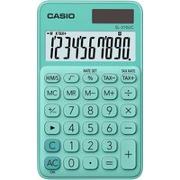 CASIO SL-310UC - Taschenrechner, 10-stellig, in zehn Farbvarianten Grün von Casio
