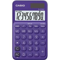 Casio SL-310UC Taschenrechner Violett Display (Stellen): 10solarbetrieben, batteriebetrieben (B x H von Casio