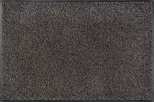 Casita Fußmatte Pablo Taupe-Schwarz, 60x90 cm, innen und außen, waschbar von Casita Living