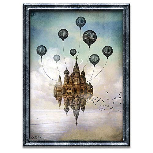 Cathrin Welz-Stein Hochwertiger Kunstdruck Poster Print – Journey - Künstlerin A3 – 297mm x 420mm Badezimmer Deko Bilder Wohnzimmer Poster & Kunstdrucke | Lieferung ohne Rahmen von Cathrin Welz-Stein