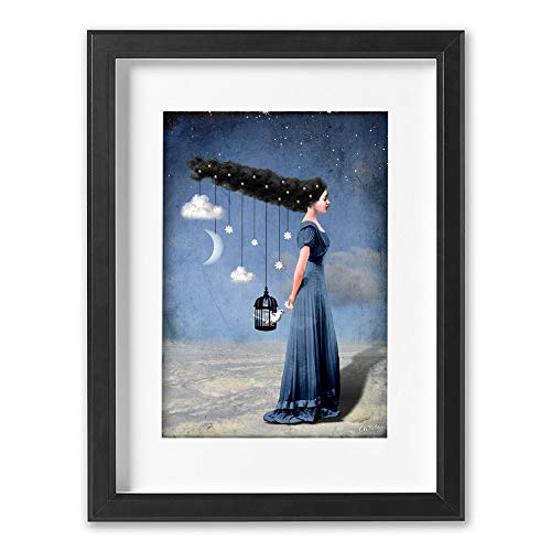 Cathrin Welz-Stein Hochwertiger Kunstdruck Poster Print – Liberty – Künstler A2 - 420mm x 594mm Badezimmer Deko Bilder Wohnzimmer Poster & Kunstdrucke | Lieferung ohne Rahmen von Cathrin Welz-Stein