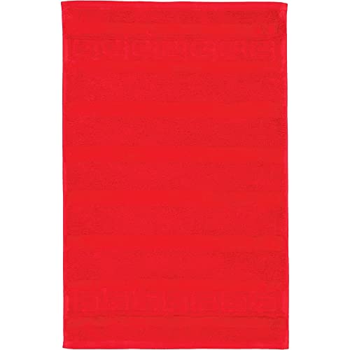 Cawö Home Handtücher Noblesse Uni 1001 rot - 203 Gästetuch 30x50 cm von Cawö