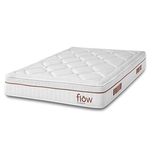 Cecotec Flow HybridSpring Fresh 6000 135x190 Matratze, Memory Foam, Weiss, 135x190 cm von Cecotec